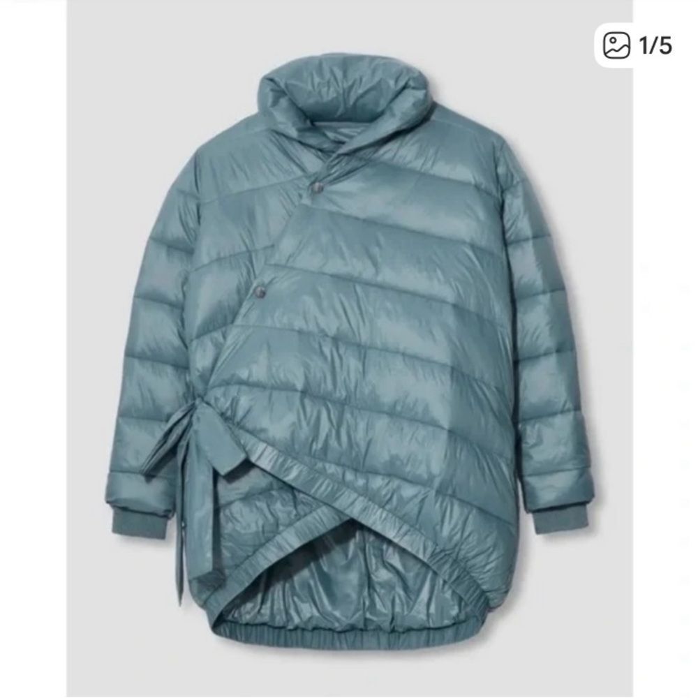 Universal Standard Kanda Puffer Jacket in Storm Blue 3XS (Women's Size 4)